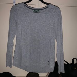 L-RL Lauren Active Gray Long Sleeve